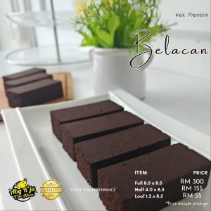 Kek Belacan Kukus (Coklat Horlick)