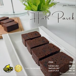 Kek Hati Pari Kukus (Kismis, Horlick DLL)